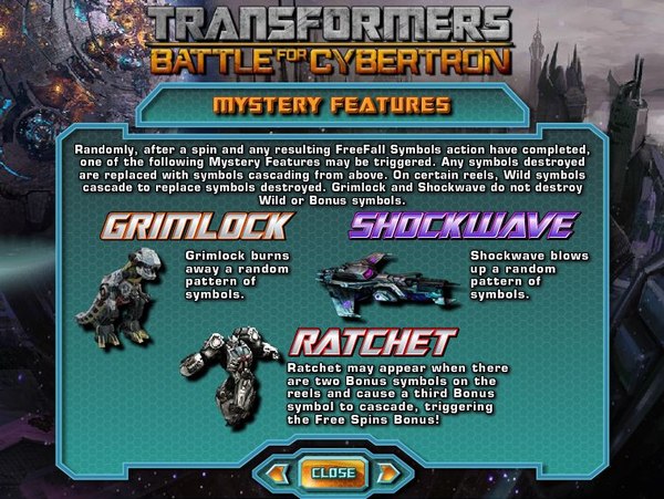 Gamble Your Spark Away On Transformers Battle For Cybertron Slot Machines  (5 of 6)